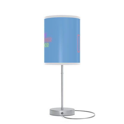 Lamp on a Stand, US|CA plug: Fight Cancer Lite Blue