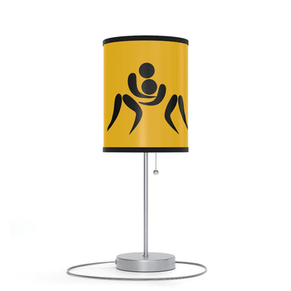 Lamp on a Stand, US|CA plug: Wrestling Yellow