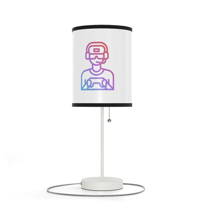 Lamp on a Stand, US|CA plug: Gaming White 