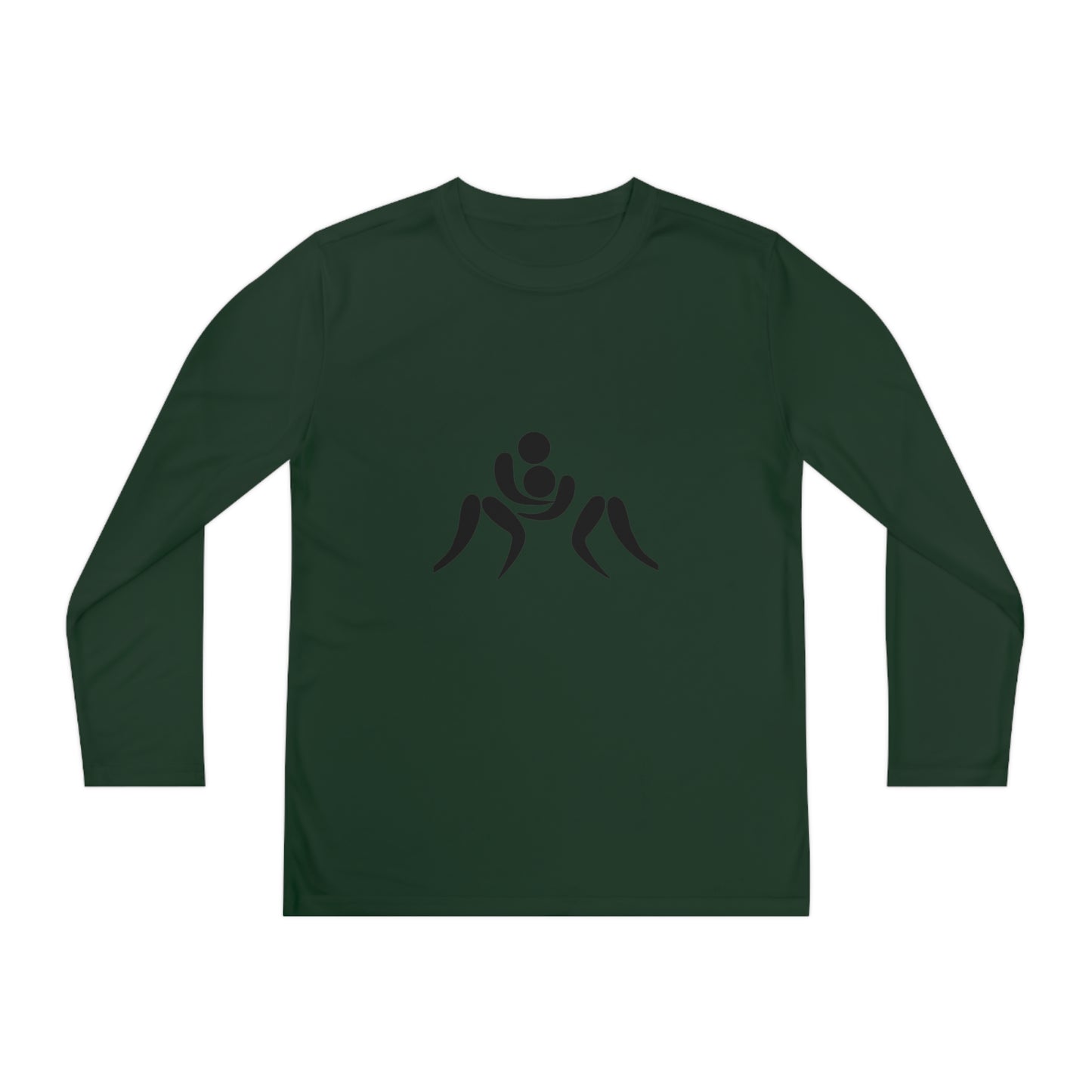 Youth Long Sleeve Competitor Tee: Wrestling