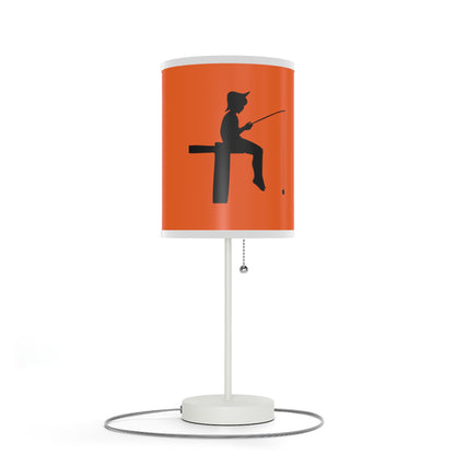 Lamp on a Stand, US|CA plug: Fishing Orange