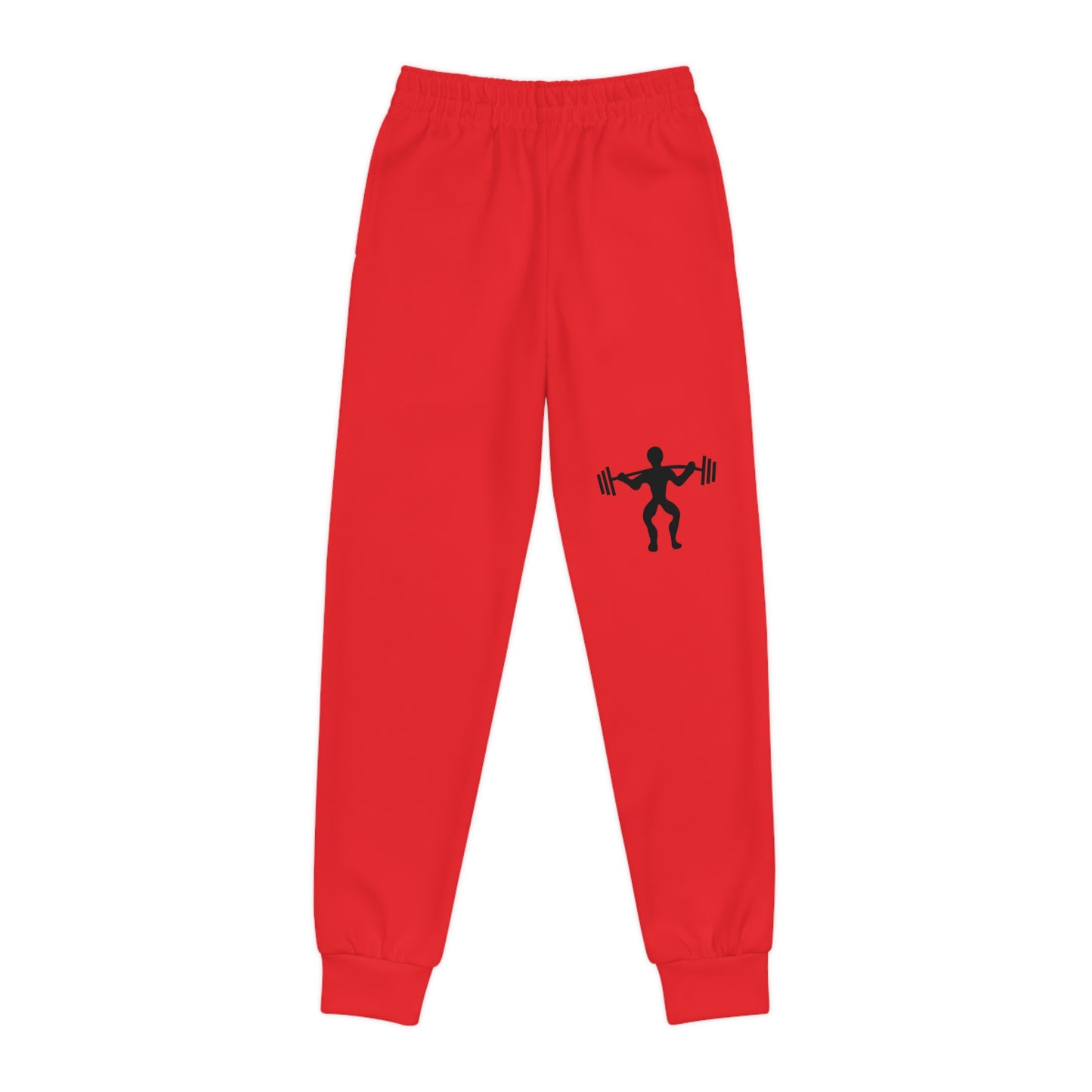 Youth Joggers: Weightlifting Red