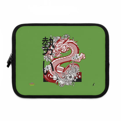 Laptop Sleeve: Dragons Green