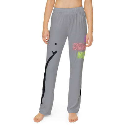 Kids Pajama Pants: Tennis Grey