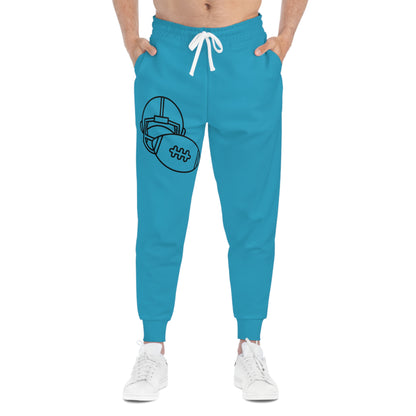 Athletic Joggers: Football Turquoise