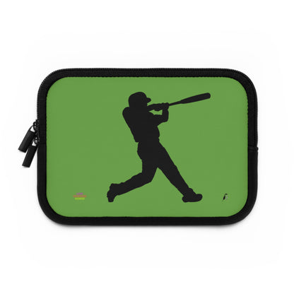 Laptop Sleeve: Baseball Green