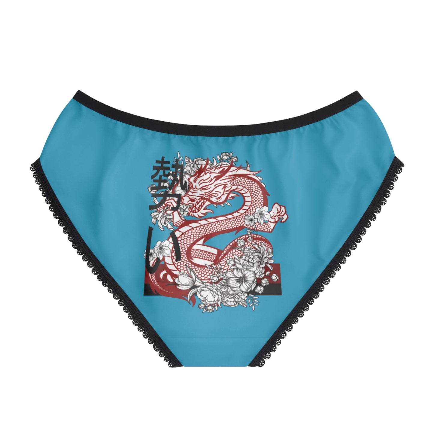 Women's Briefs: Dragons Turquoise