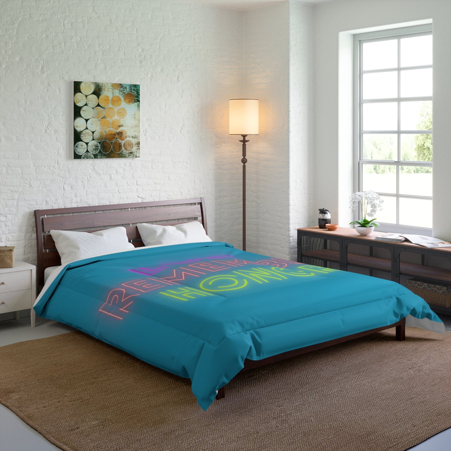 Comforter: Lost Remember Honor Turquoise