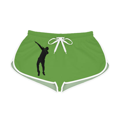 Women's Relaxed Shorts: Dance Green