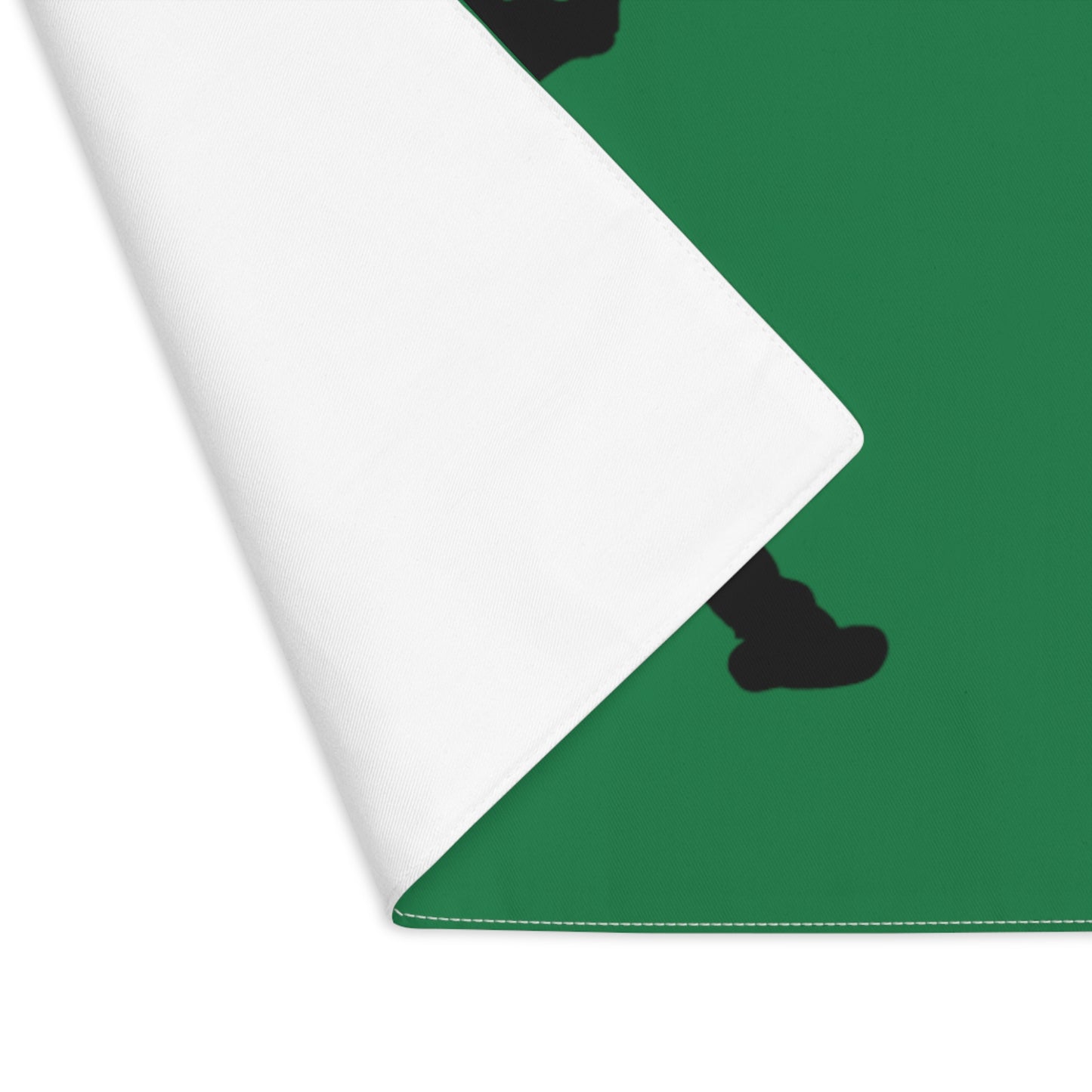 Placemat, 1pc: Baseball Dark Green