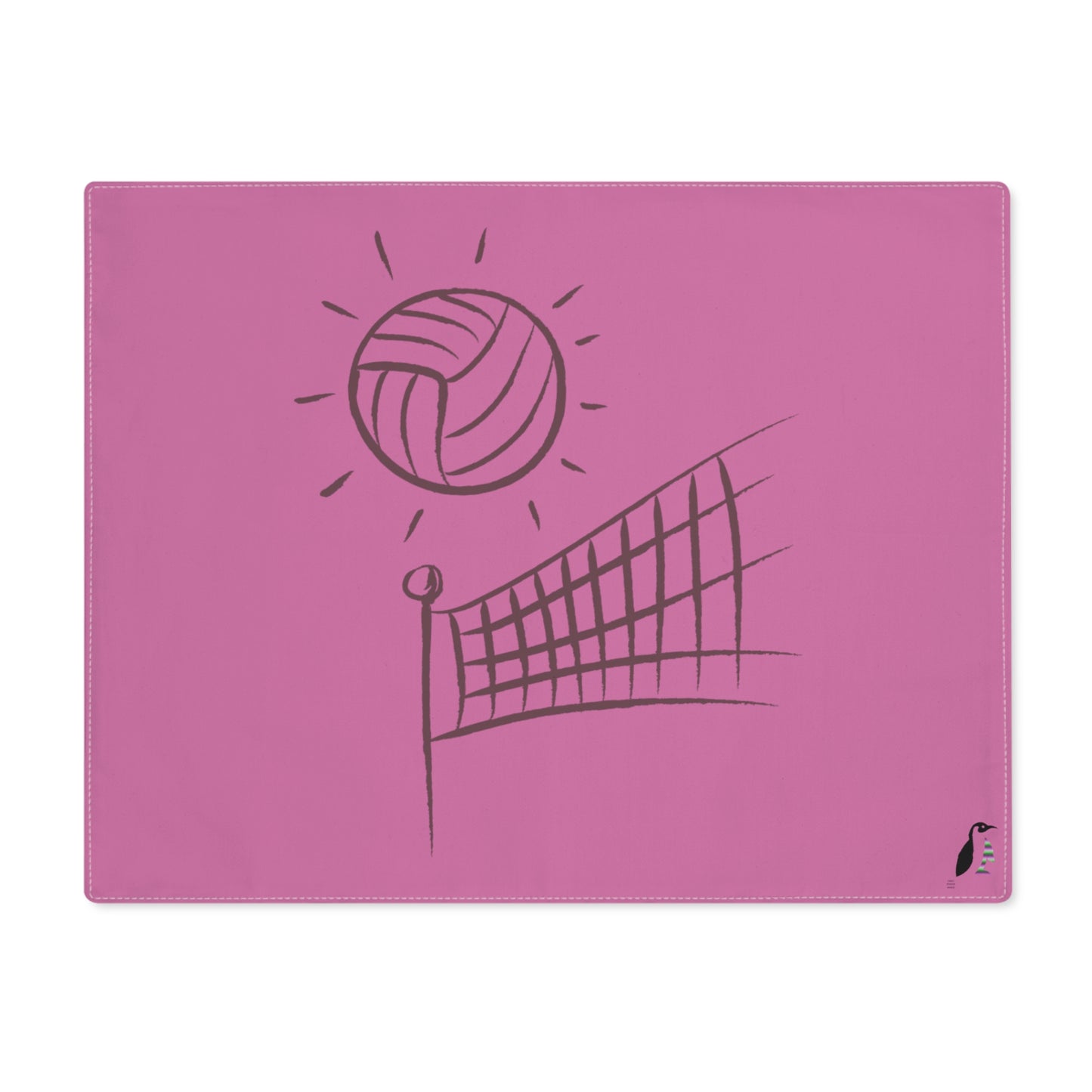 Placemat, 1pc: Volleyball Lite Pink