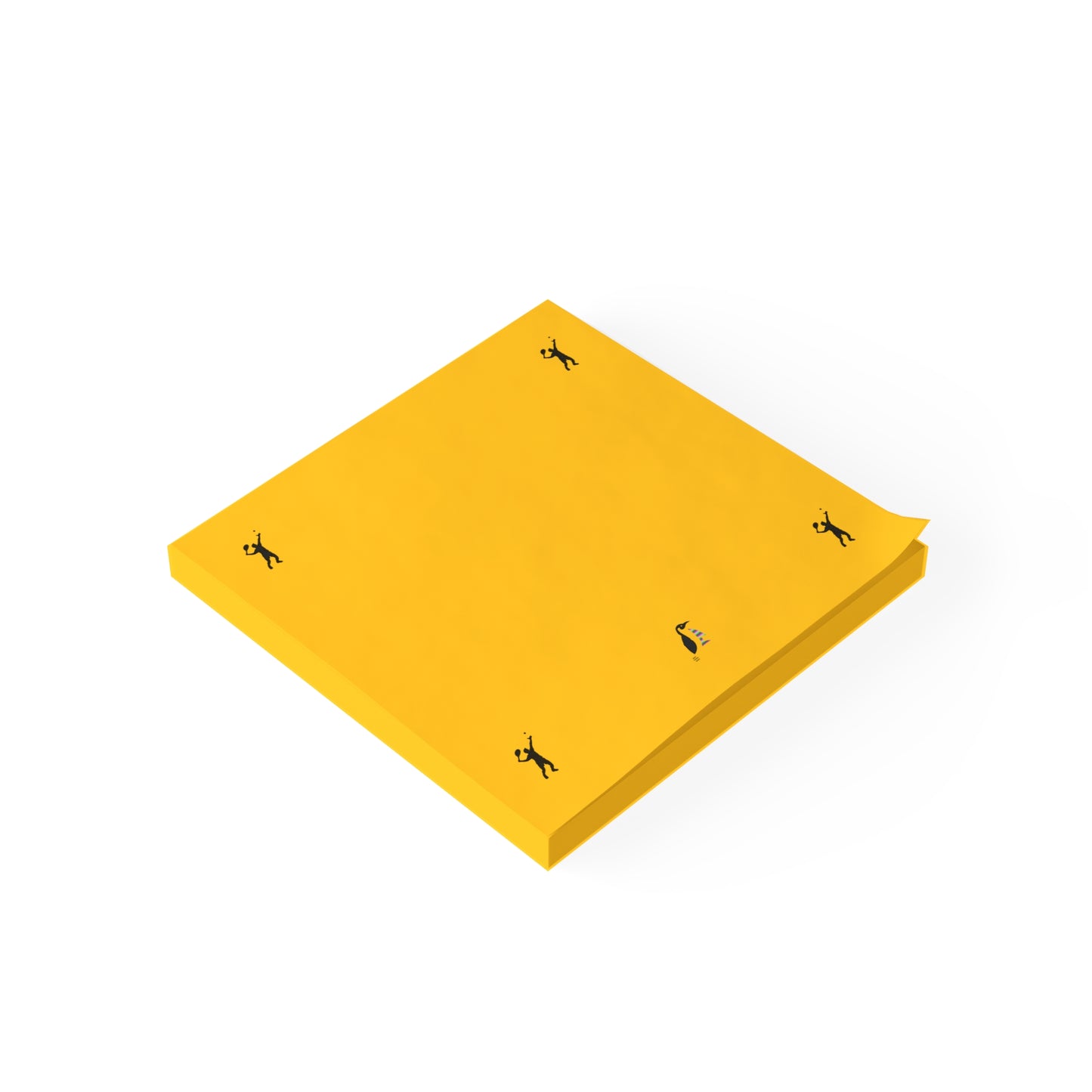 Post-it® Note Pads: Tennis Yellow