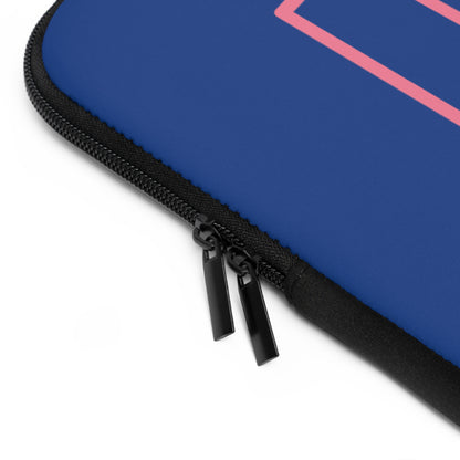 Laptop Sleeve: Fight Cancer Dark Blue