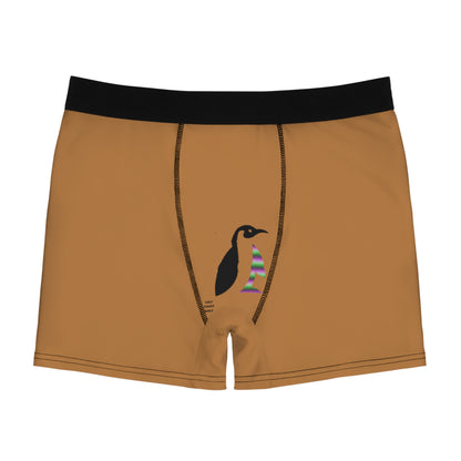 Men's Boxer Briefs: Soccer Lite Brown