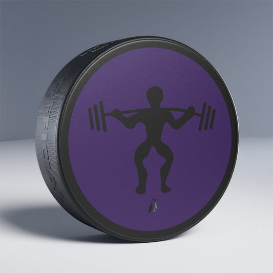Hockey Puck: Weightlifting Purple