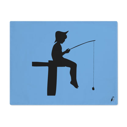 Placemat, 1pc: Fishing Lite Blue