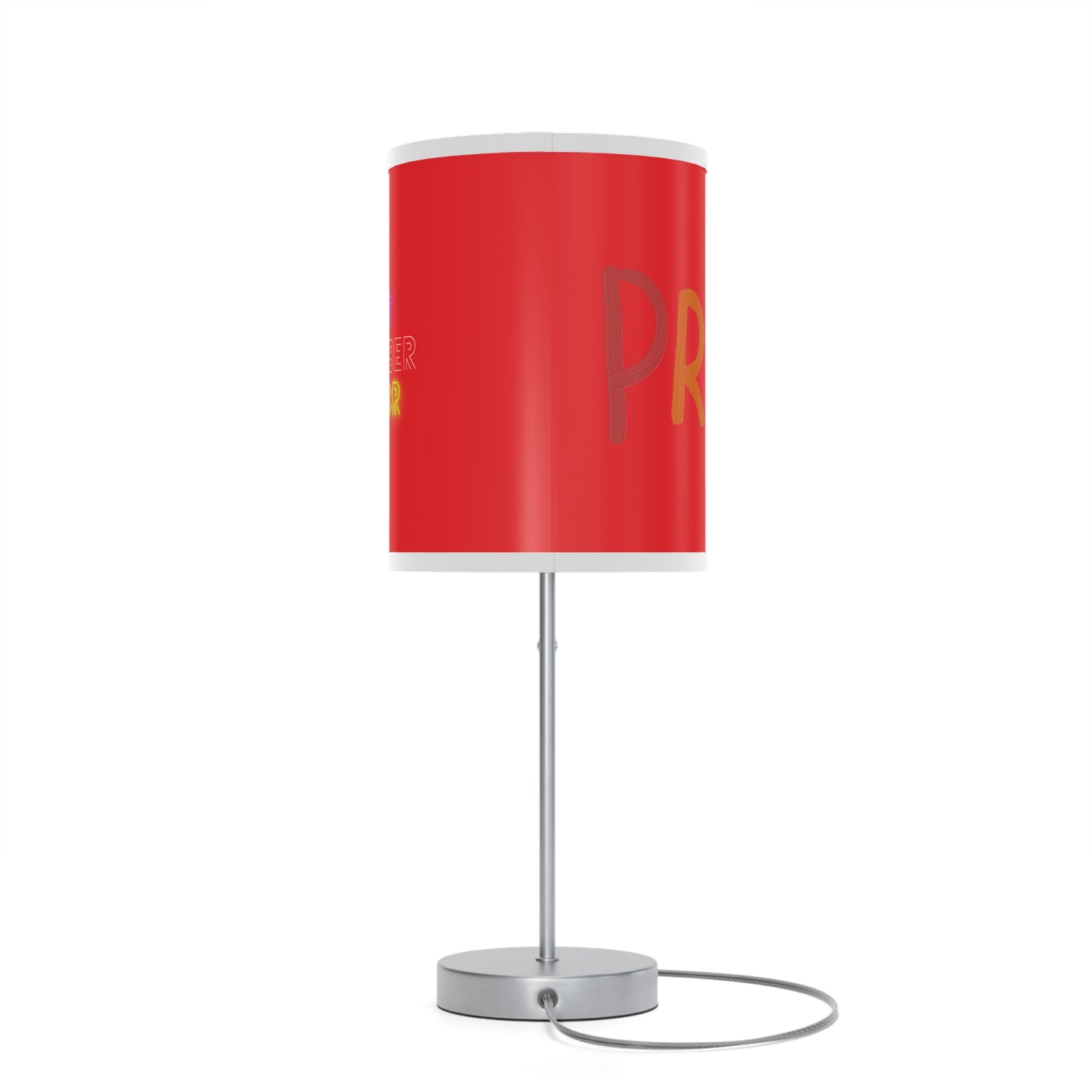 Lamp on a Stand, US|CA plug: LGBTQ Pride Red