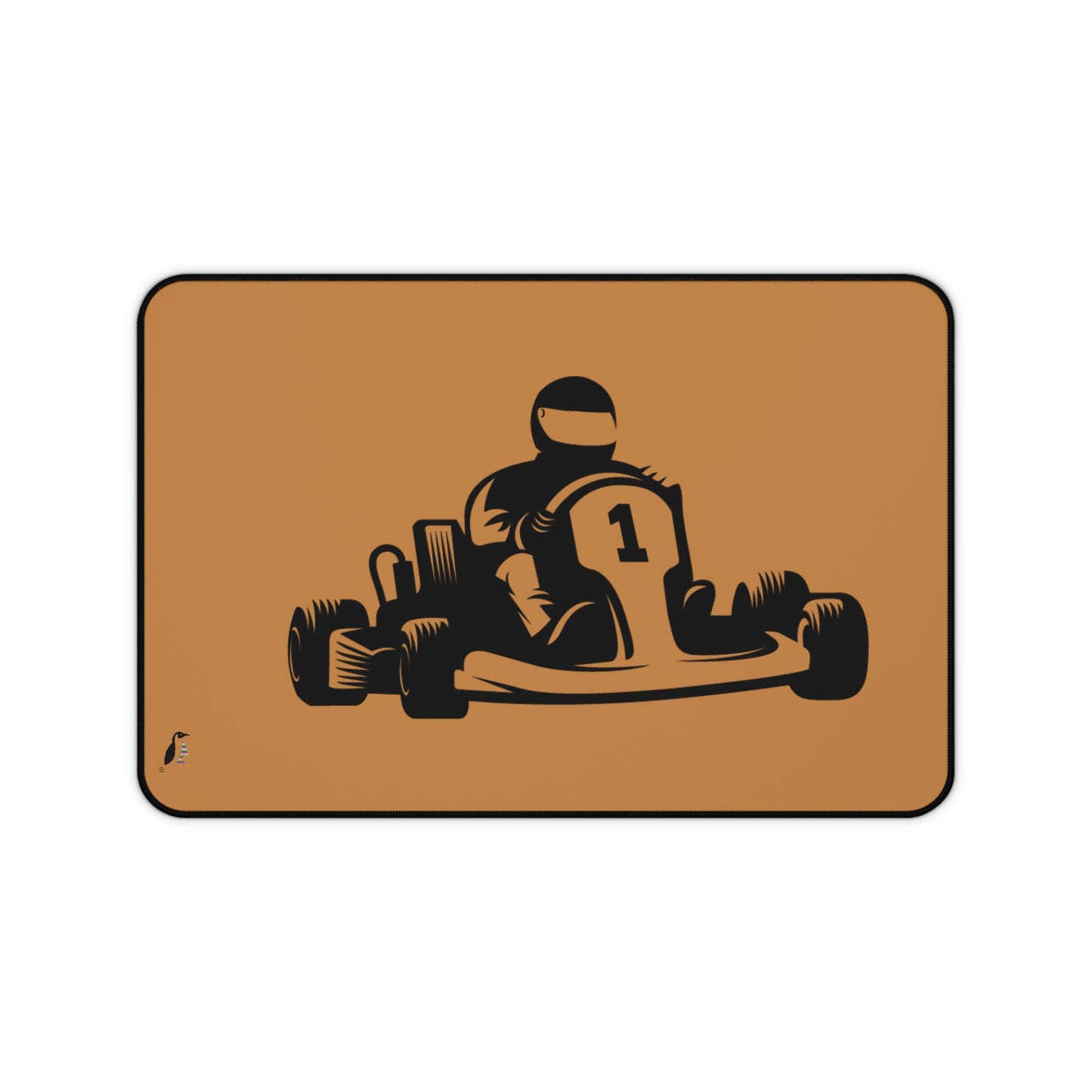 Desk Mat: Racing Lite Brown