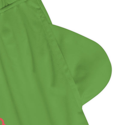 Basketball Rib Shorts: Music Green