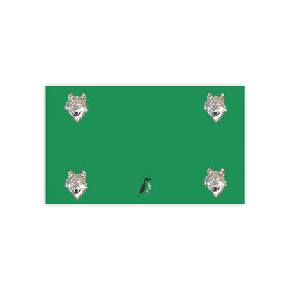 Post-it® Note Pads: Wolves Dark Green