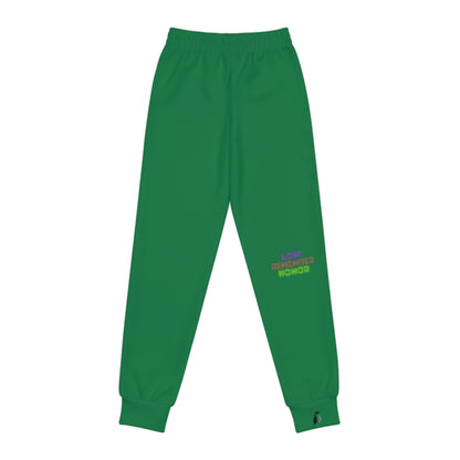 Youth Joggers: Wrestling Dark Green