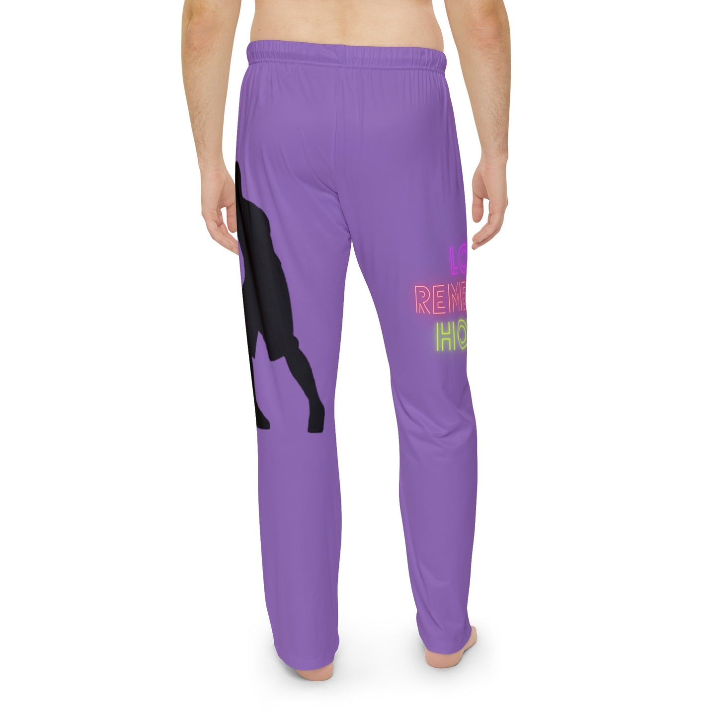 Men's Pajama Pants: Basketball Lite Purple