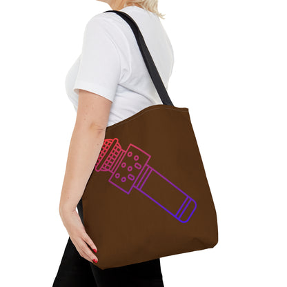 Tote Bag: Music Brown