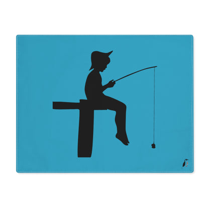 Placemat, 1pc: Fishing Turquoise