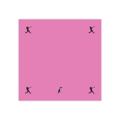 Post-it® Note Pads: Baseball Lite Pink