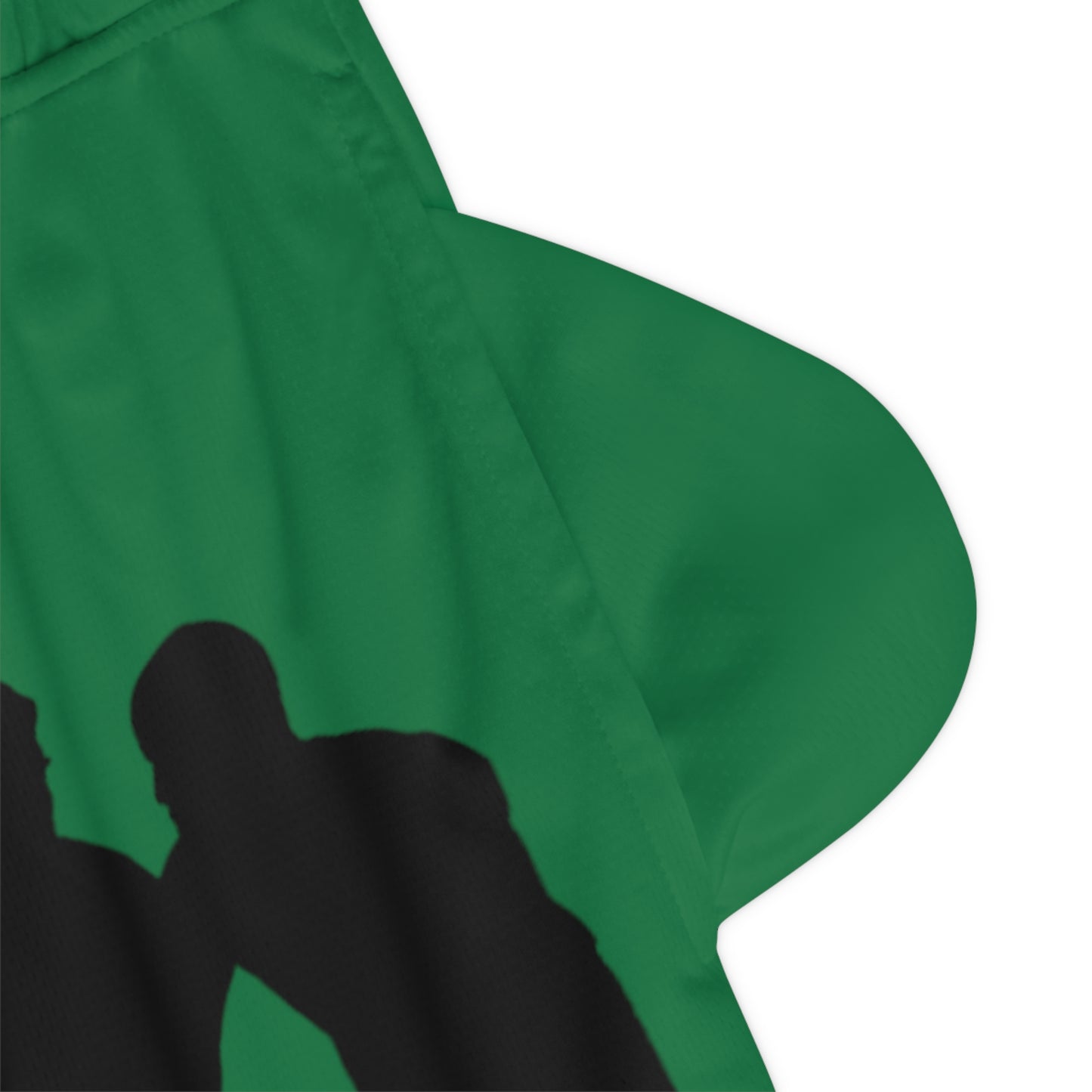 Basketball Rib Shorts: Basketball Dark Green