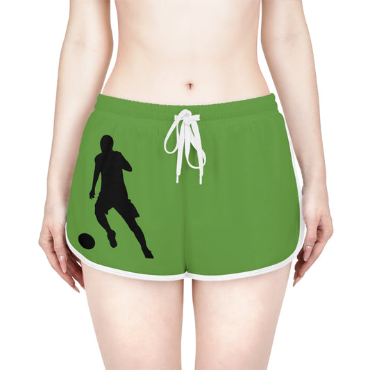 Women's Relaxed Shorts: Soccer Green