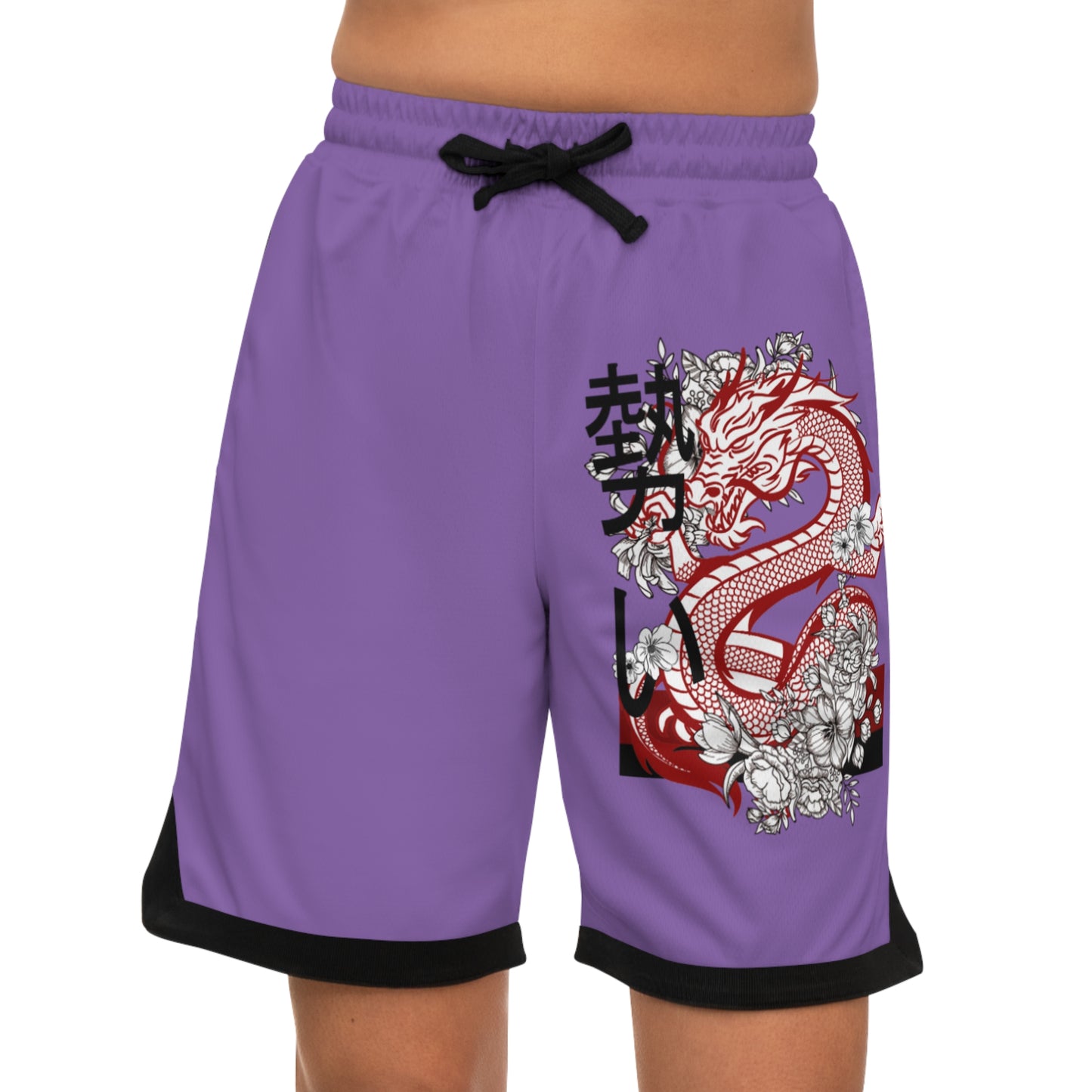 Basketball Rib Shorts: Dragons Lite Purple