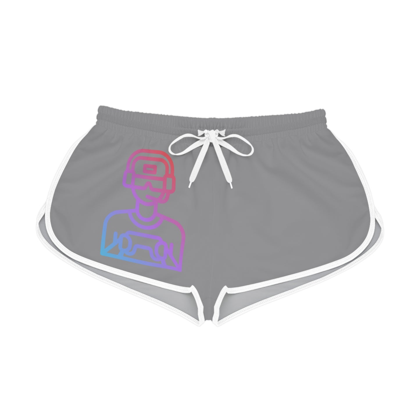 Women's Relaxed Shorts: Gaming Grey