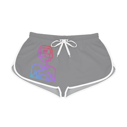 Women's Relaxed Shorts: Gaming Grey