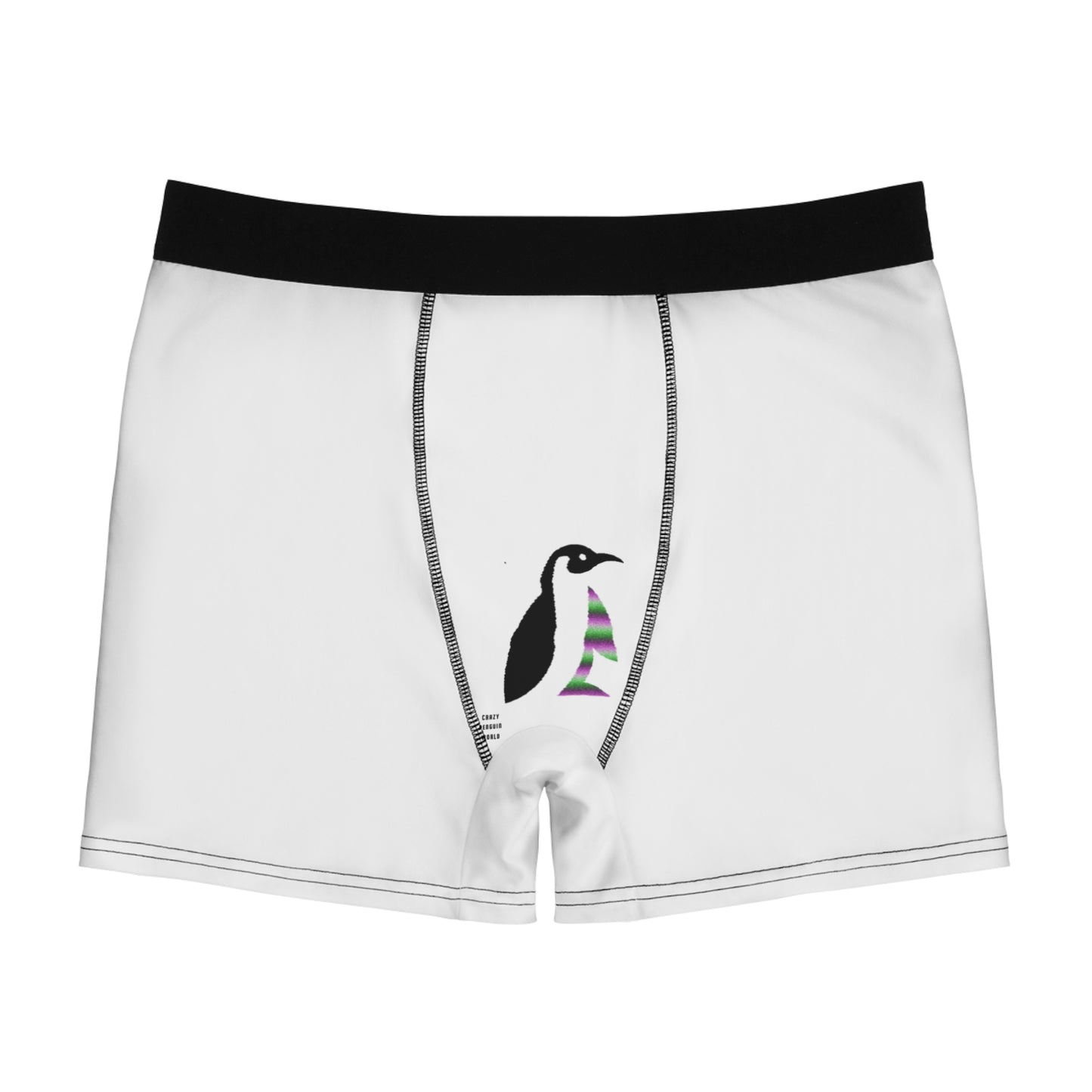 Men's Boxer Briefs: Dragons White