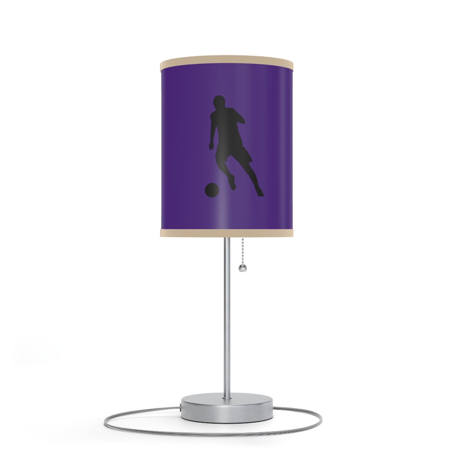 Lamp on a Stand, US|CA plug: Soccer Purple