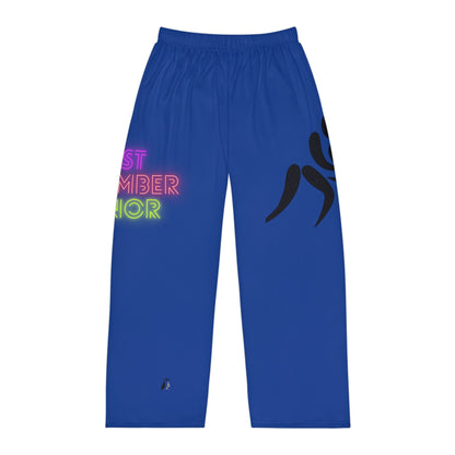 Men's Pajama Pants: Wrestling Dark Blue