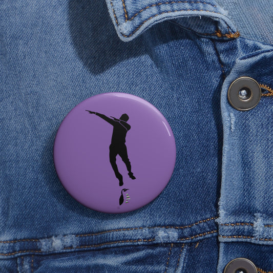 Custom Pin Buttons Dance Lite Purple