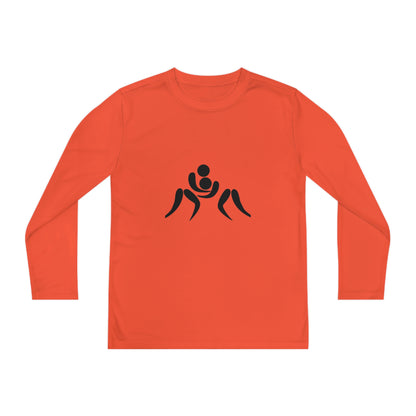 Youth Long Sleeve Competitor Tee: Wrestling 