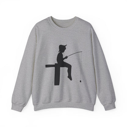 Heavy Blend™ Crewneck Sweatshirt: Fishing #1