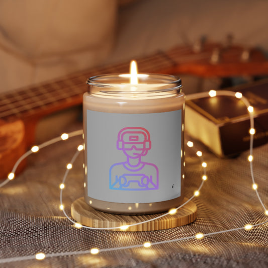 Scented Candle, 9oz: Gaming Lite Grey