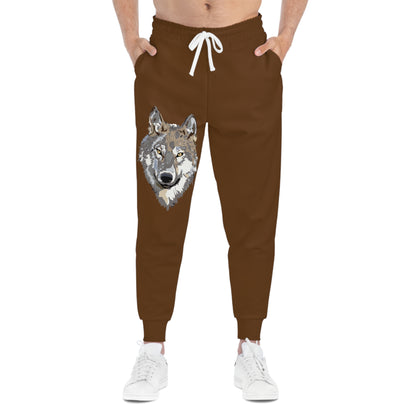 Athletic Joggers: Wolves Brown