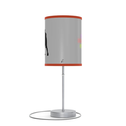 Lamp on a Stand, US|CA plug: Basketball Lite Grey 