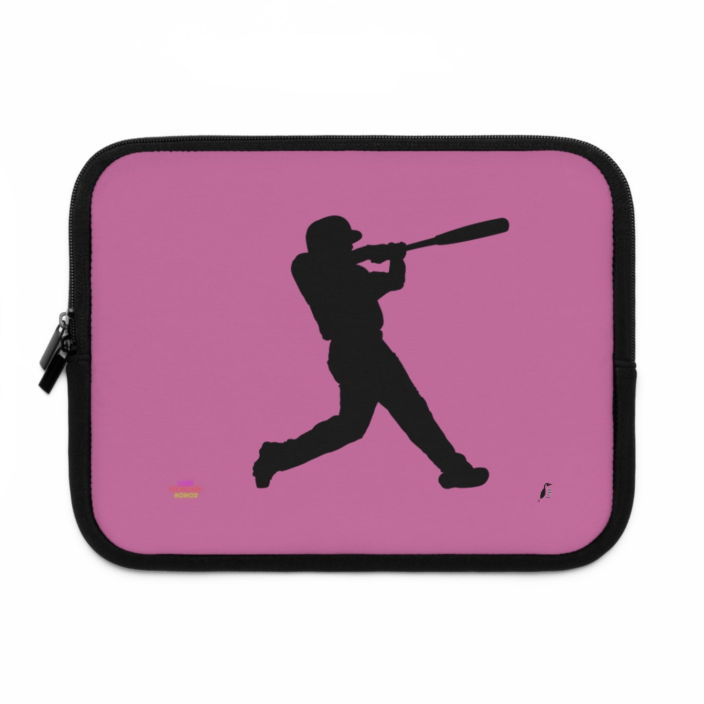 Laptop Sleeve: Baseball Lite Pink