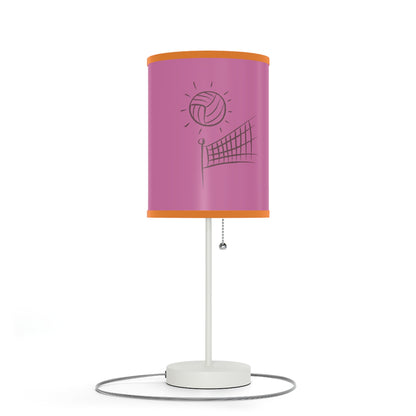 Lamp on a Stand, US|CA plug: Volleyball Lite Pink