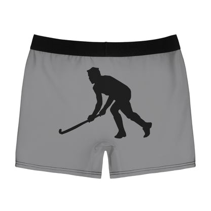 Men's Boxer Briefs: Hockey Grey