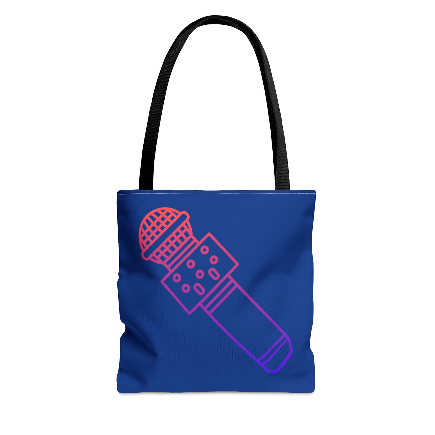 Tote Bag: Music Dark Blue