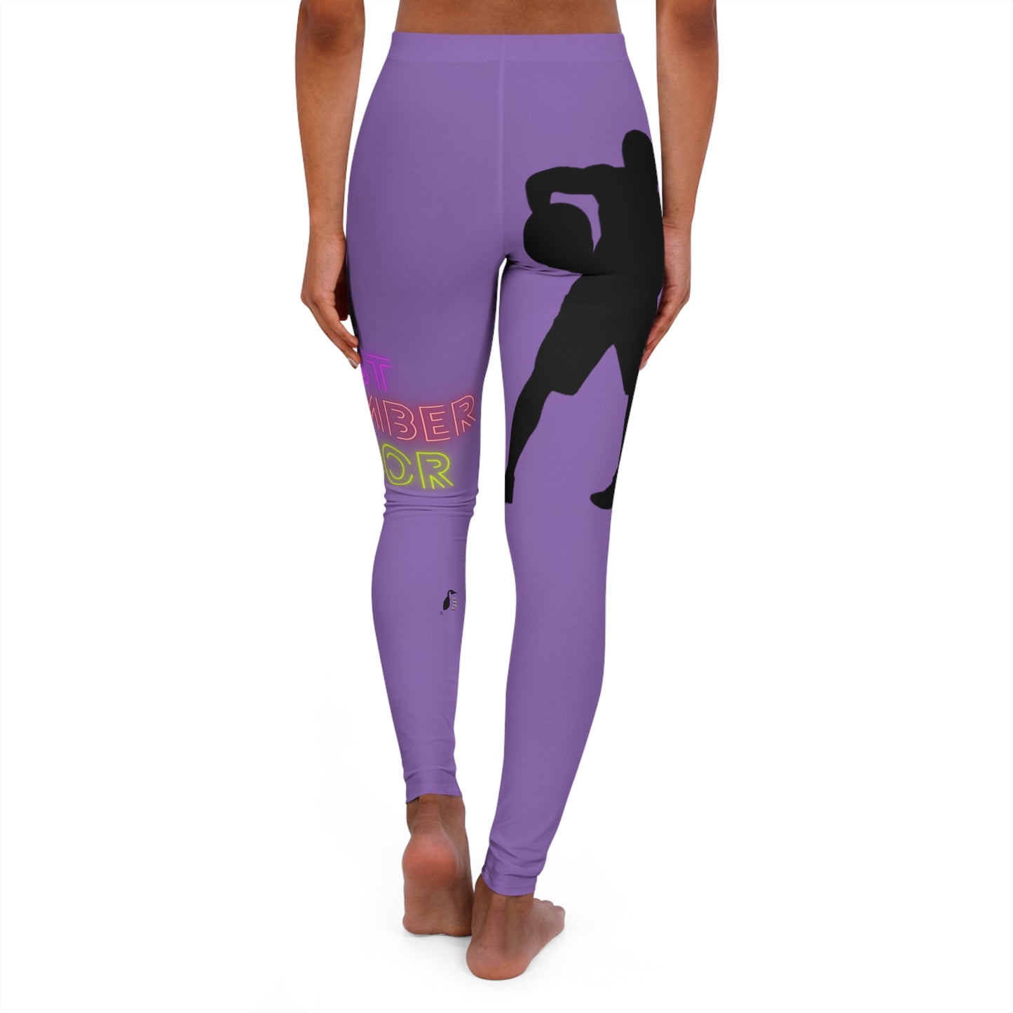 Women's Spandex Leggings: Basketball Lite Purple