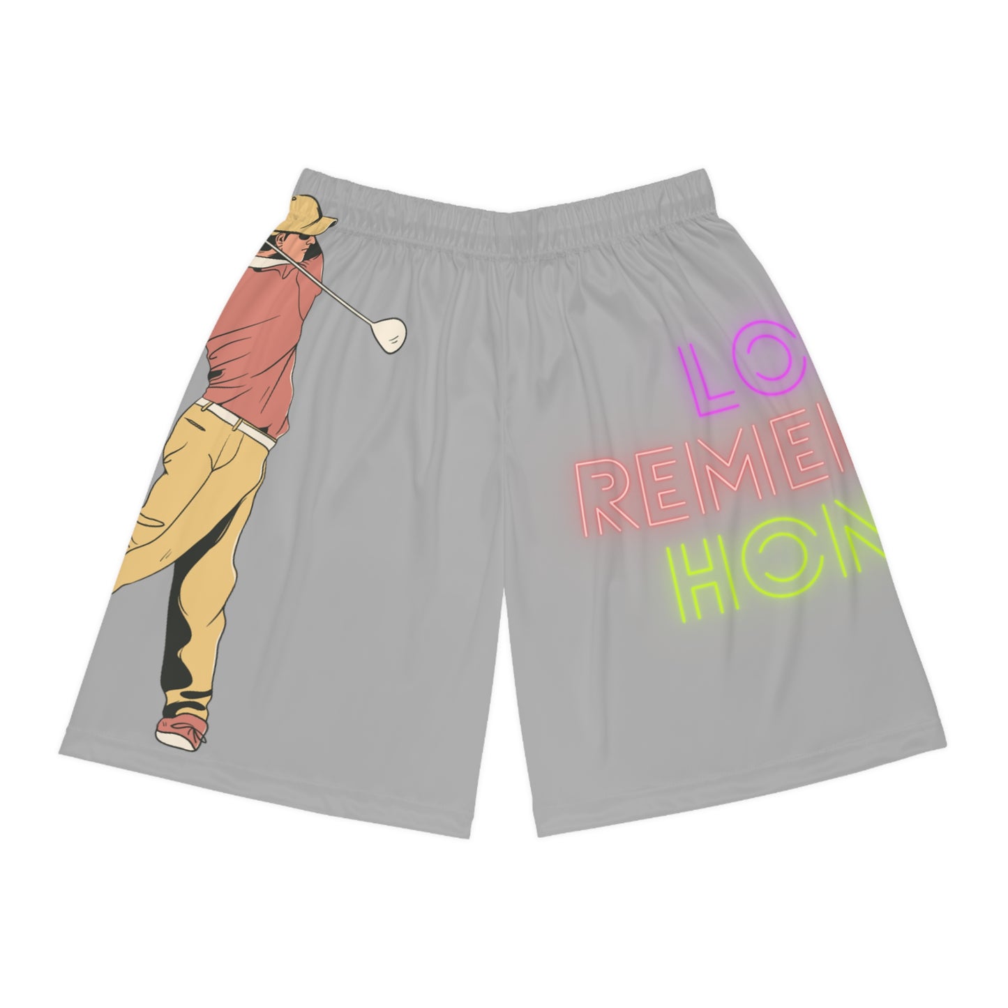 Basketball Shorts: Golf Lite Grey