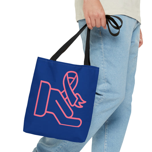 Tote Bag: Fight Cancer Dark Blue